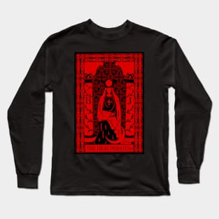 The High Priestess - Crimson Tarot Cards Sunweaver Long Sleeve T-Shirt